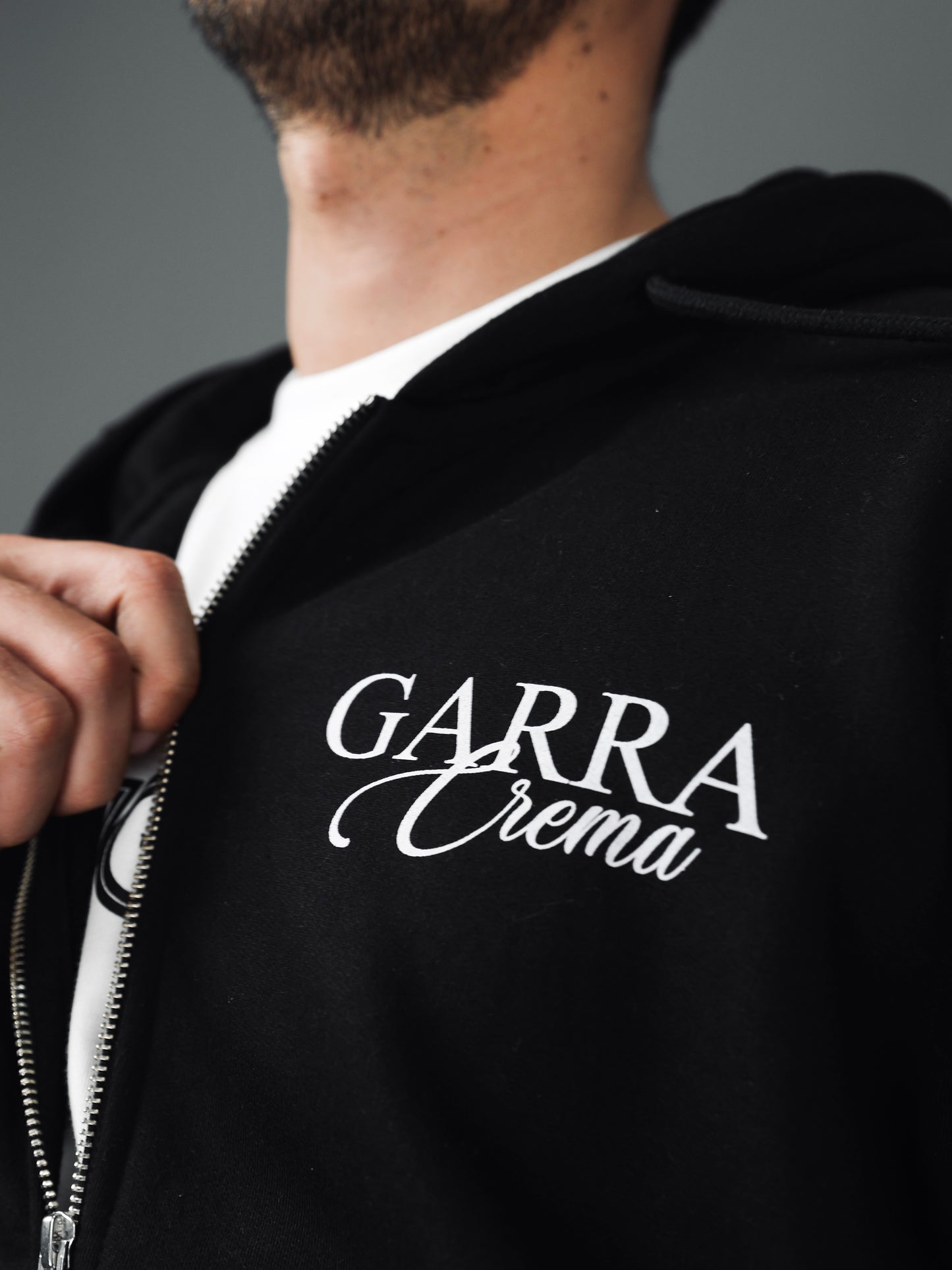 POLERA CIERRE GARRA CREMA