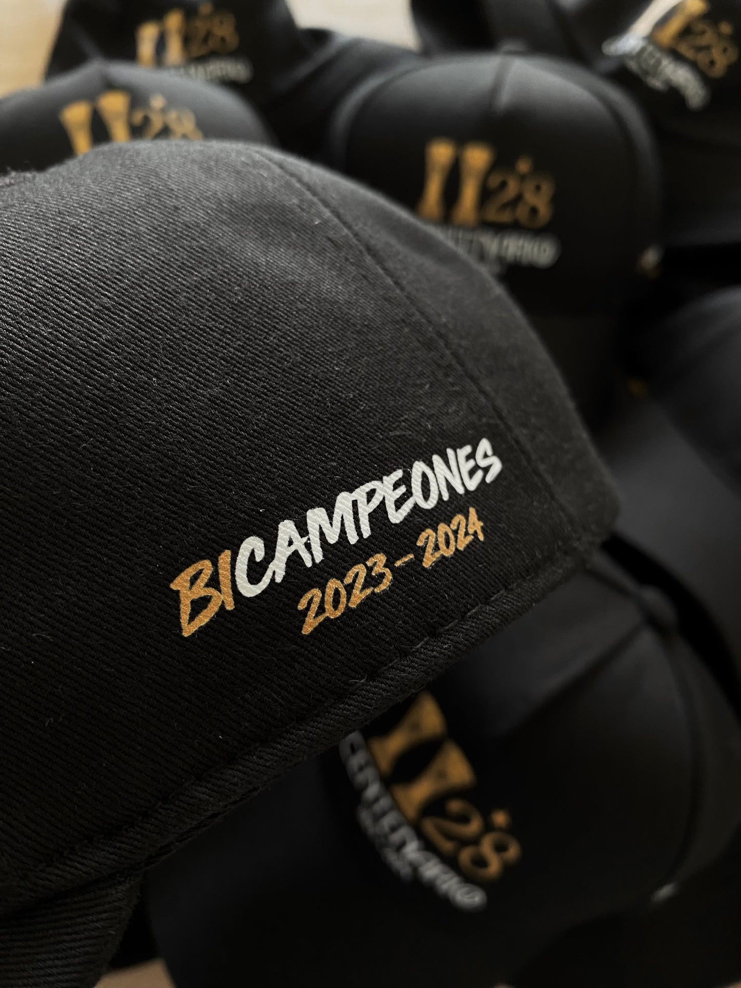 GORRA NEGRA BICAMPEÓN 2024